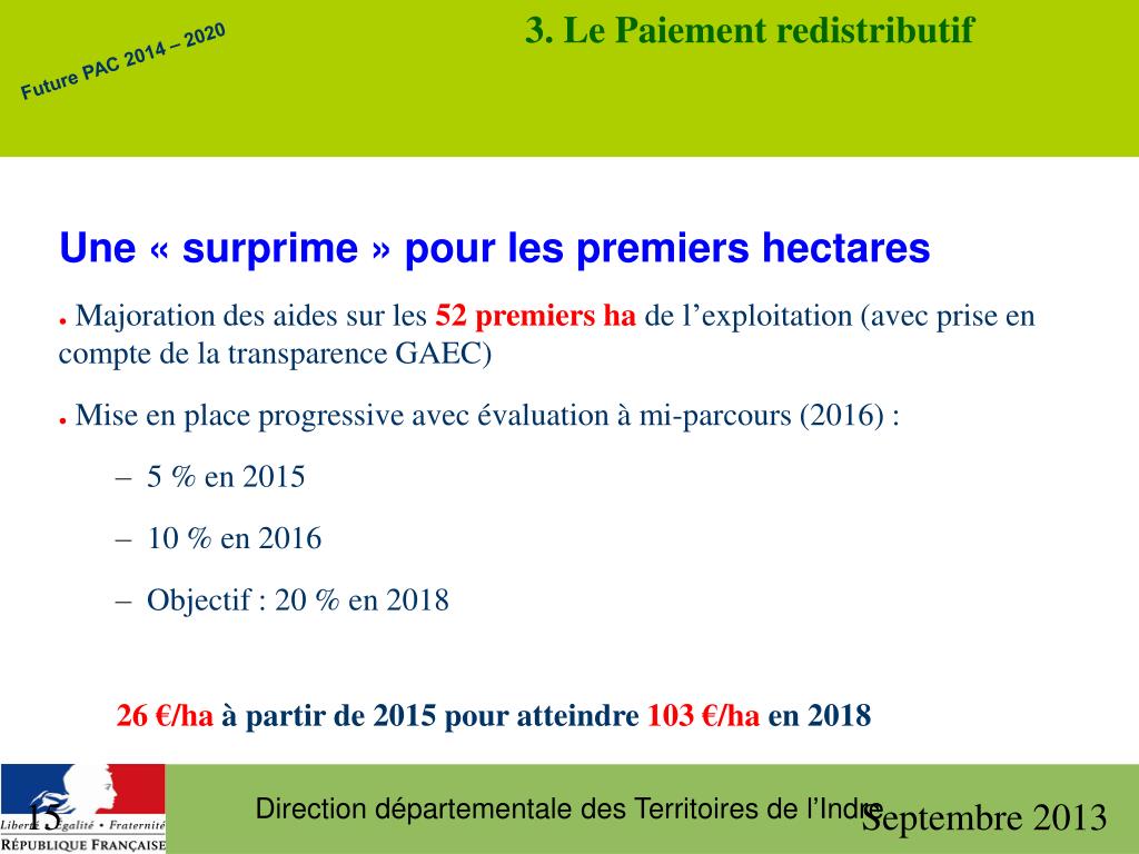 PPT - Réforme de la PAC 2014-2020 PowerPoint Presentation, free ...