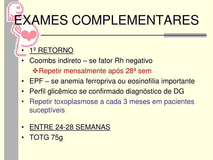 Exames toxoplasmose