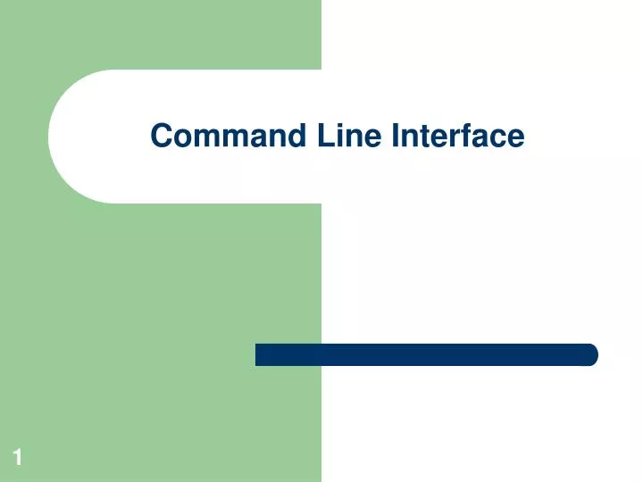 command line interface n.