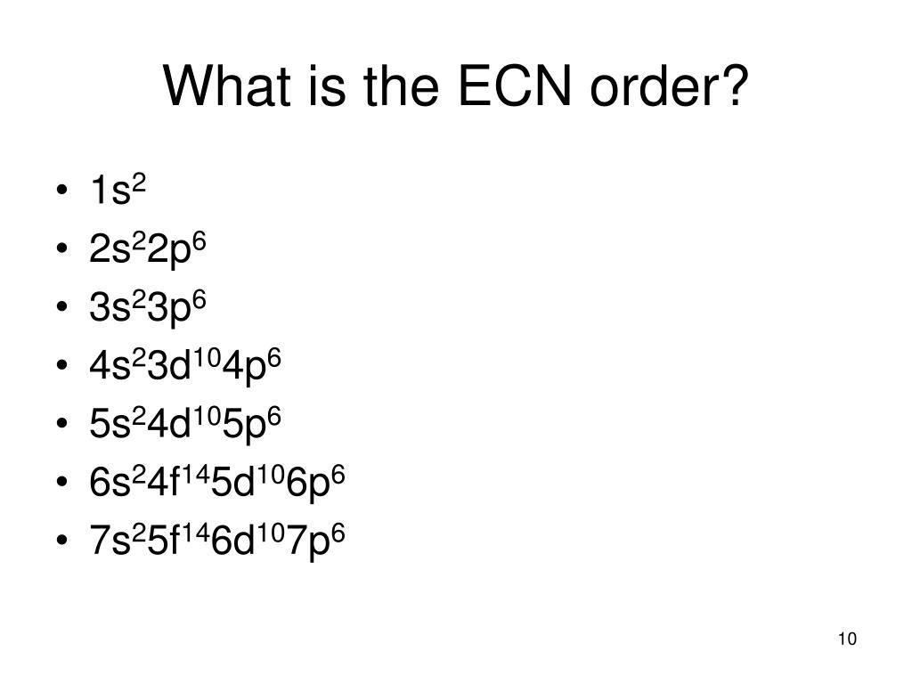 PPT - “Electrons in Atoms” ECN PowerPoint Presentation ...