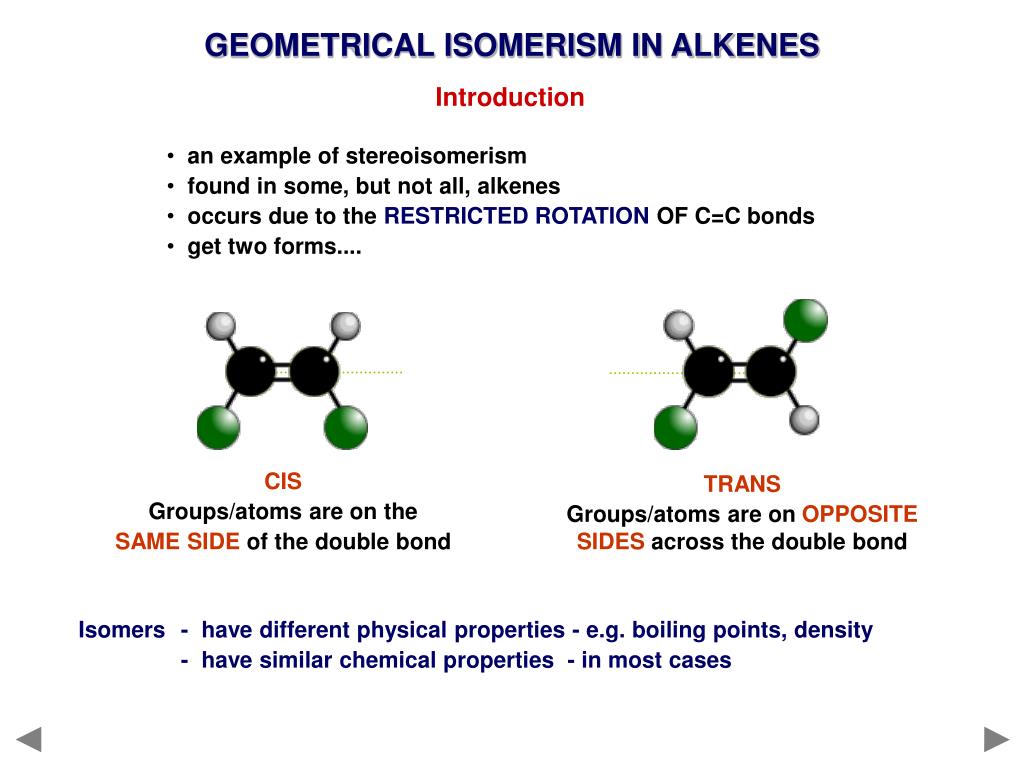 PPT - Geometrical And Optical Isomerism PowerPoint Presentation, Free ...