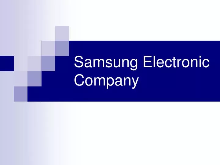 samsung electronic company n.