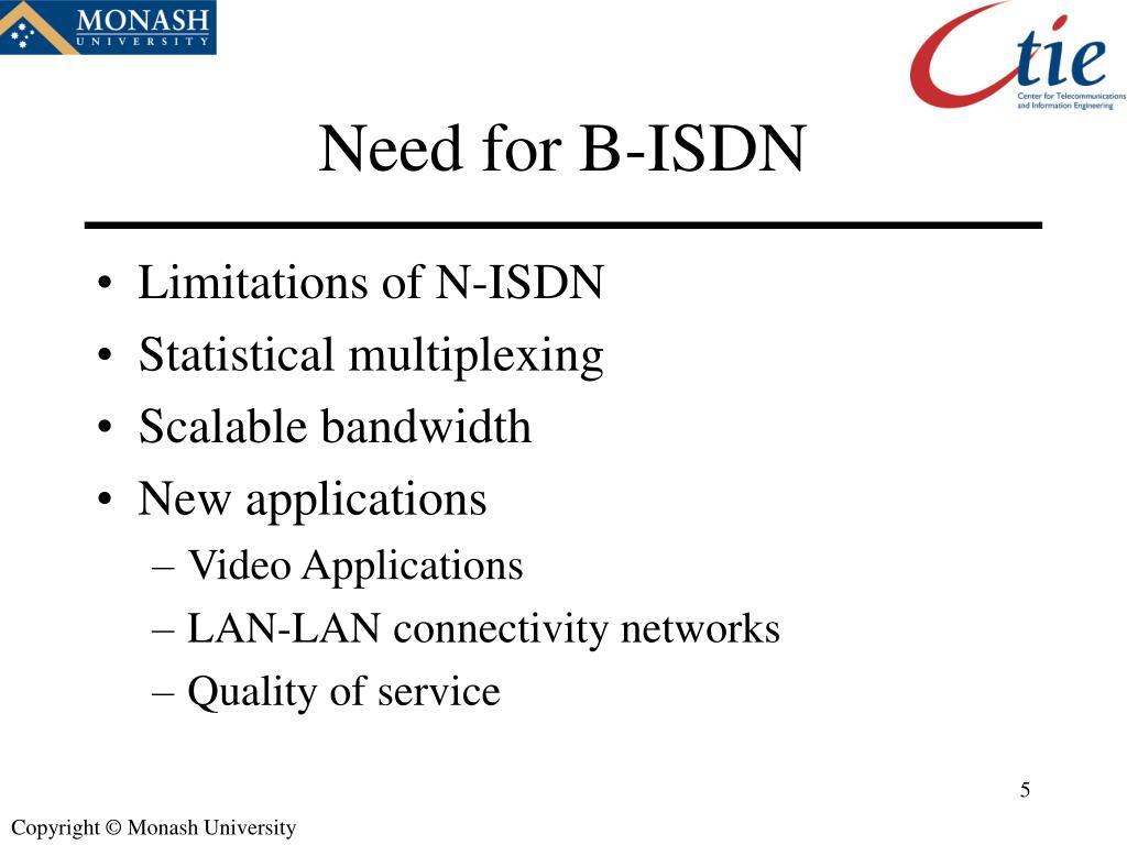 PPT - ECS5365 Lecture 4 Overview Of B-ISDN PowerPoint Presentation ...