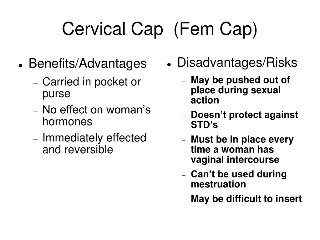 PPT - Cervical Cap (Fem Cap) ‏ PowerPoint Presentation, free download -  ID:5685664