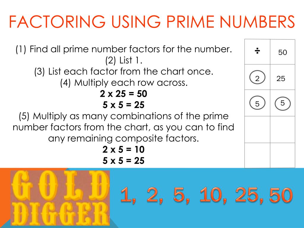 PPT - Factors, Multiples & Prime numbers PowerPoint Presentation - ID ...