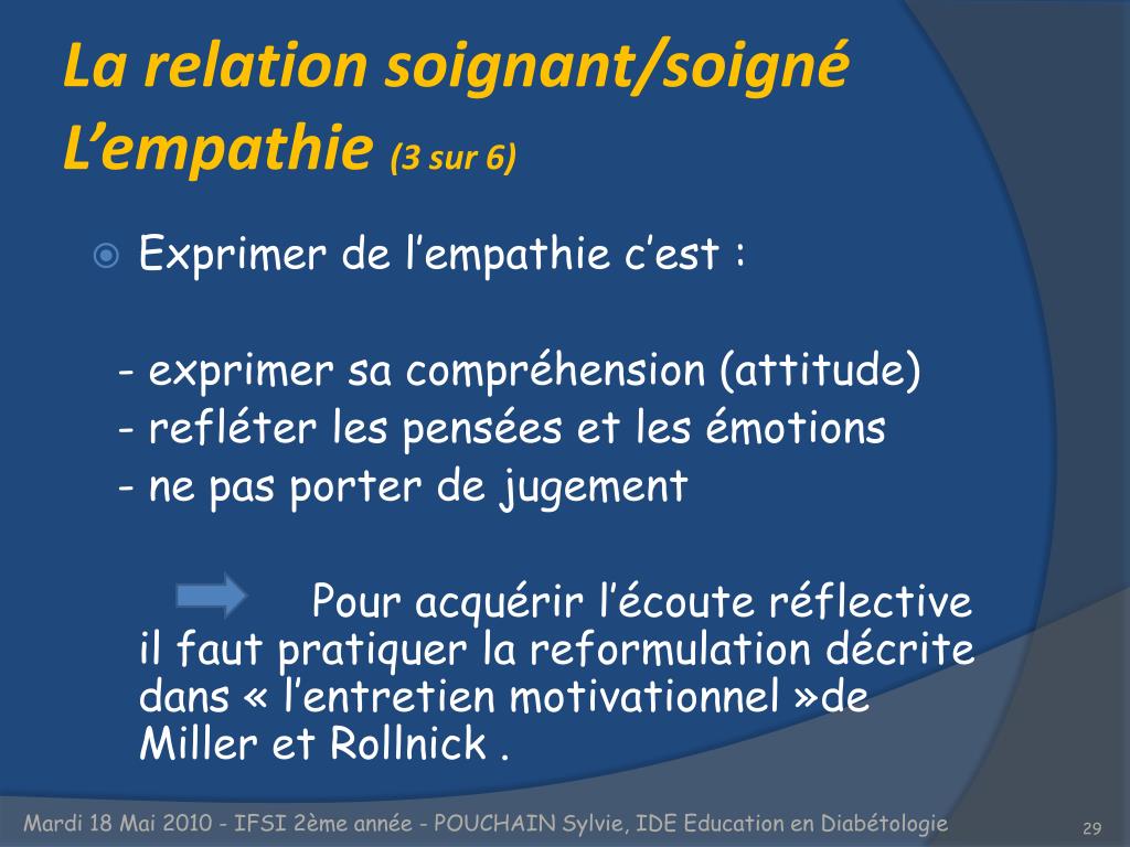 Definition Relation Soignant Soigne Selon Carl Rogers