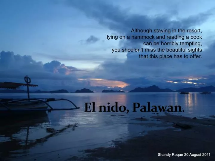 PPT El nido , Palawan . PowerPoint Presentation, free download ID