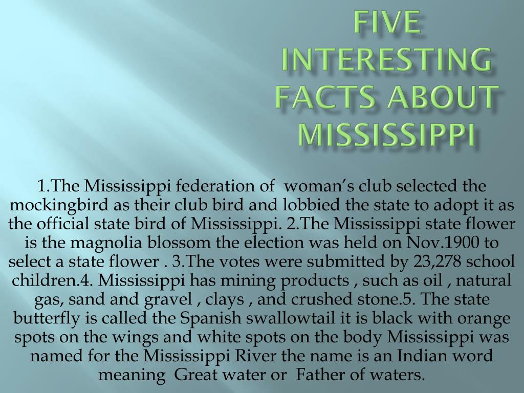 PPT Mississippi PowerPoint Presentation, free download ID5688491