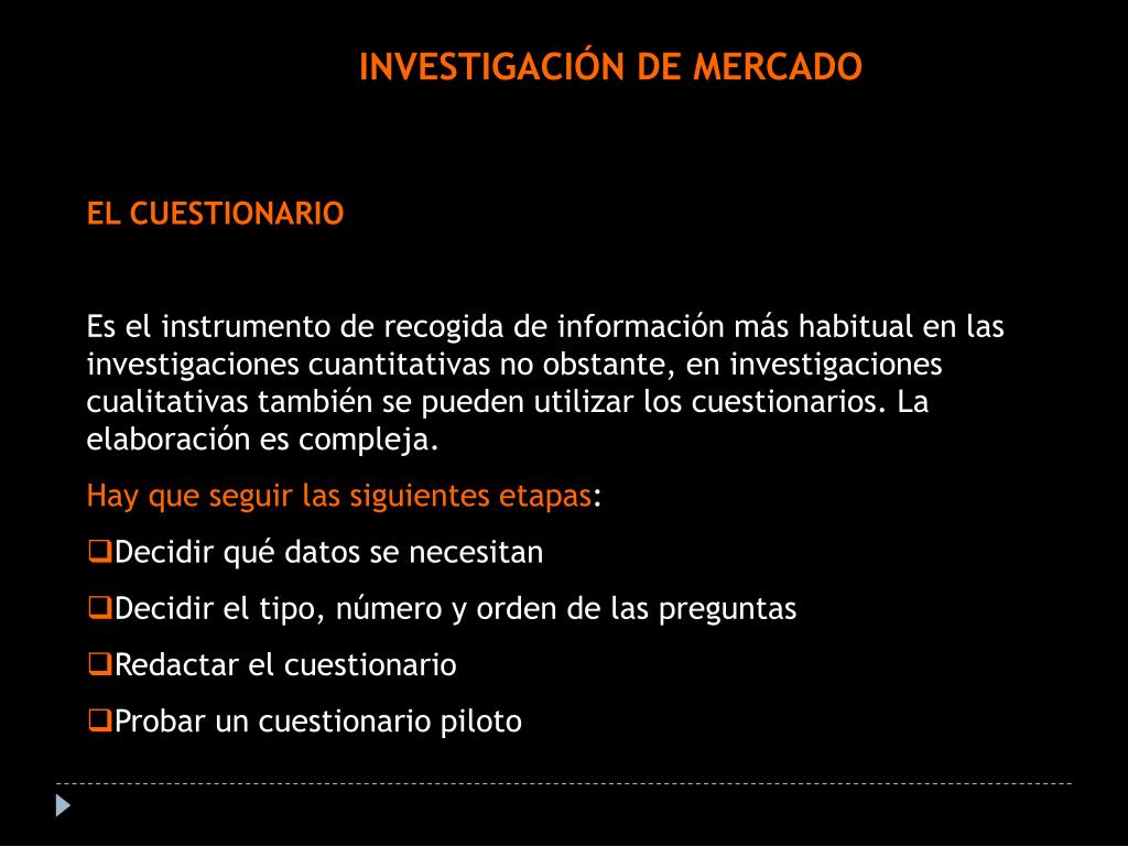 PPT - Investigación de Mercado PowerPoint Presentation, free download