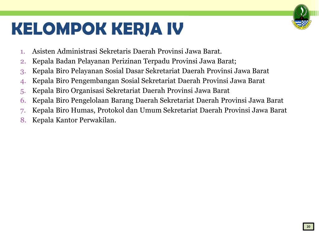 Ppt Pemerintah Provinsi Jawa Barat Powerpoint Presentation