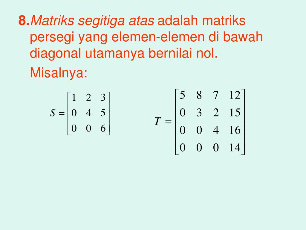 13 Contoh Soal Matriks Segitiga Bawah Kumpulan Contoh Soal