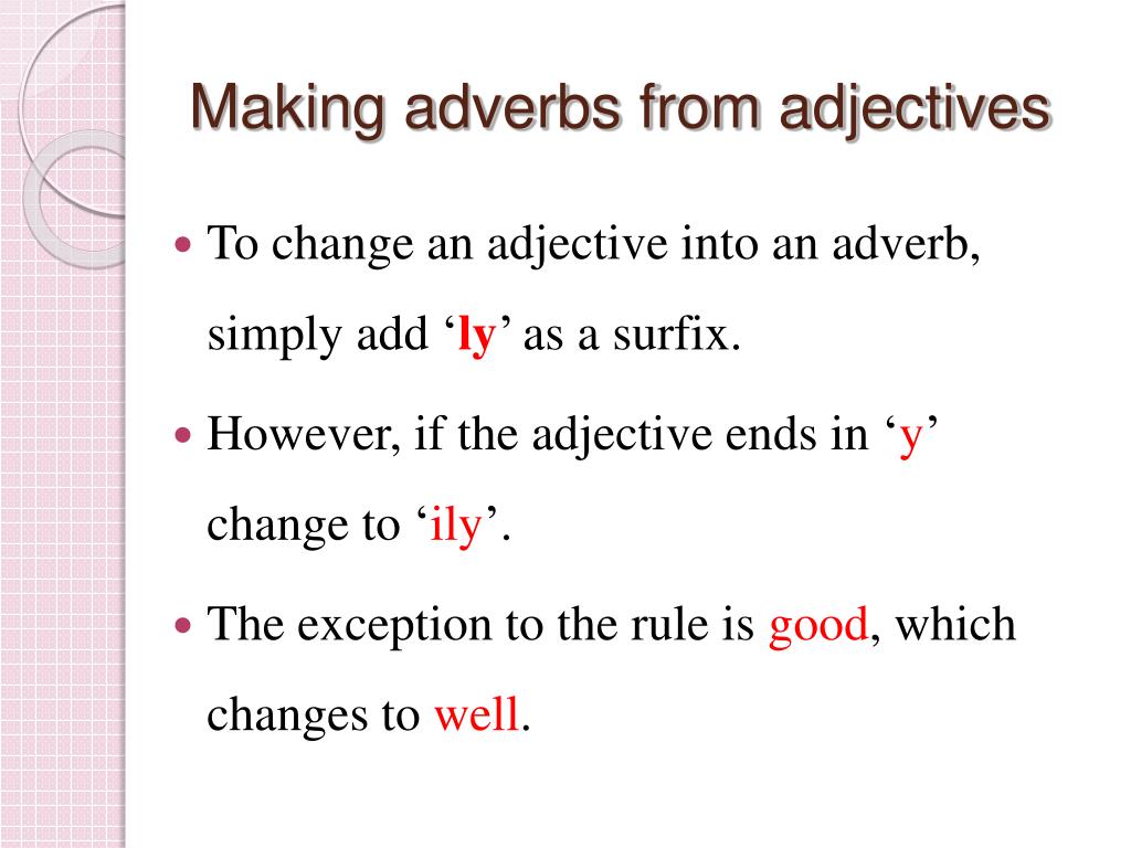 Adverbs of conjunction правило. Adjectives and adverbs 2