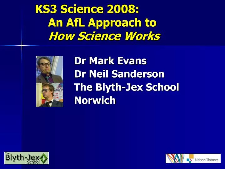 ks3 science 2008 an afl approach to how science works n.