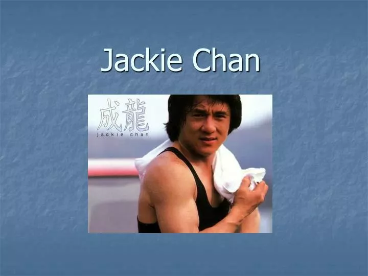 presentation about jackie chan