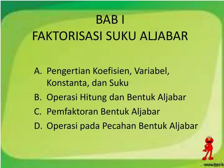Ppt Bentuk Aljabar Smp Kelas 7 Berbagi Bentuk Penting