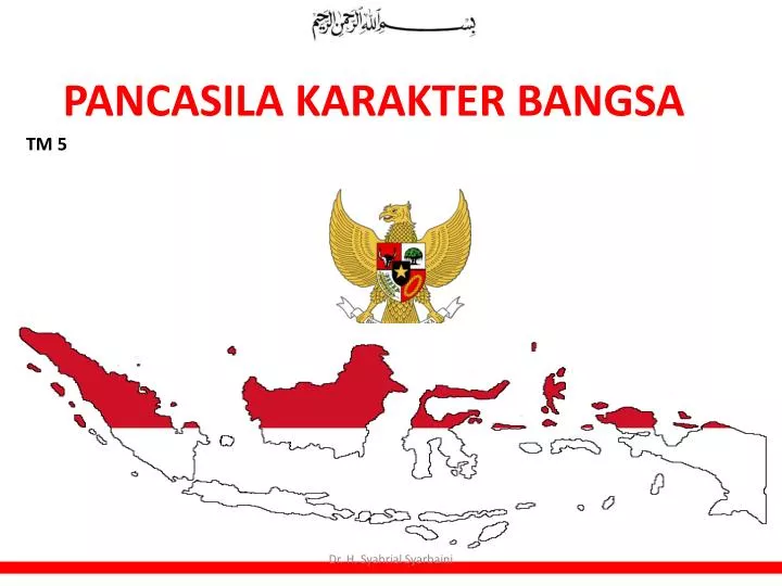  PPT  PANCASILA  KARAKTER BANGSA PowerPoint Presentation 