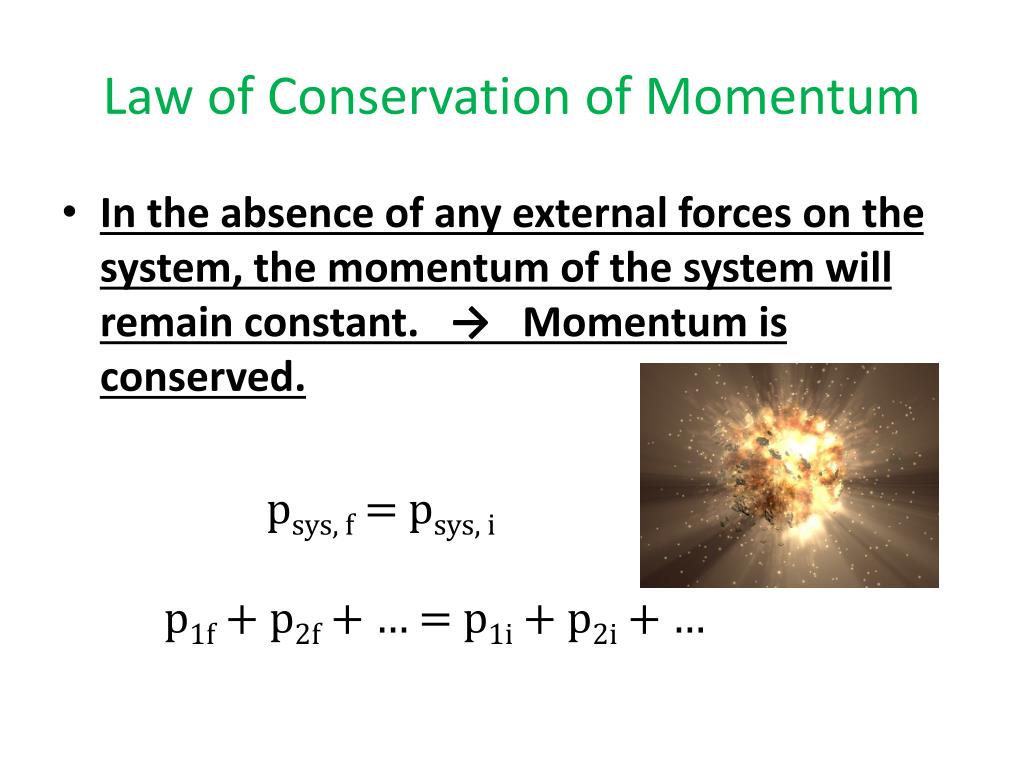 conservation of momentum essay