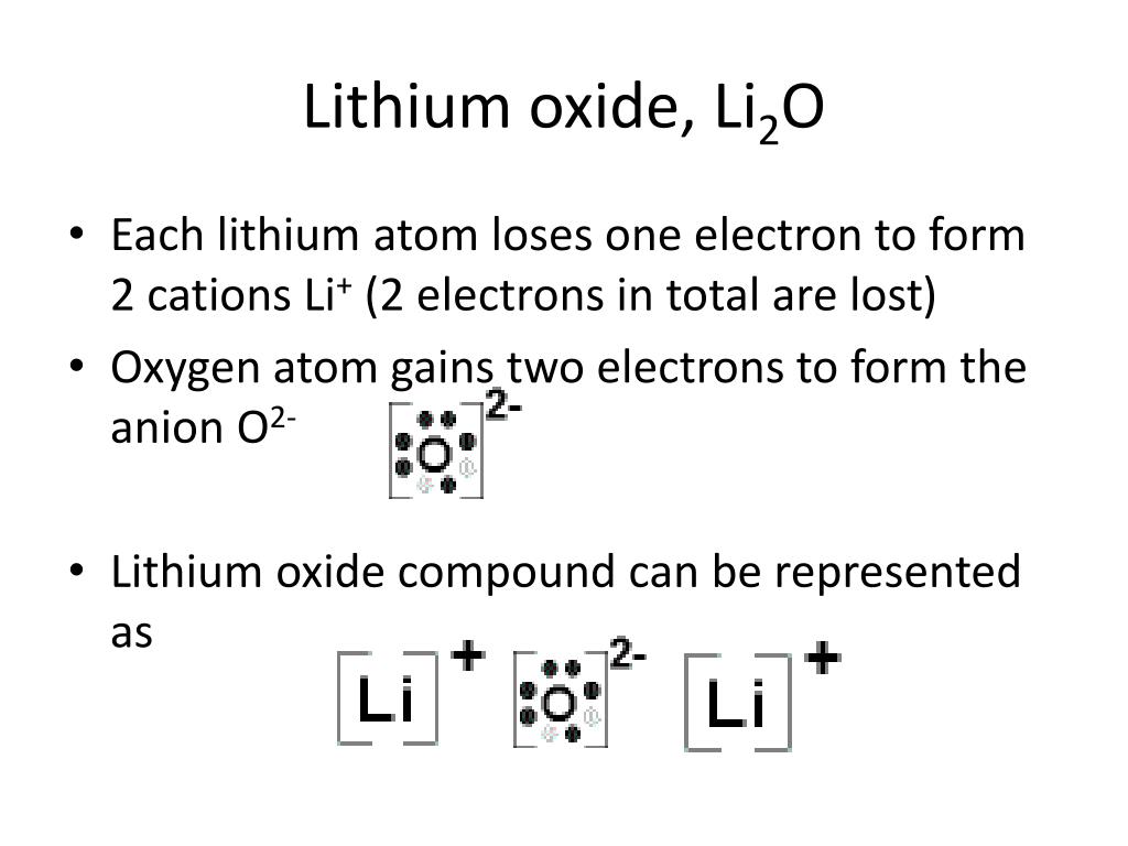 lewis structure for lithium