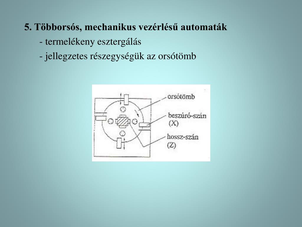 PPT - Gyártástechnológiai III 13. előadás Szeszámgépek Előadó: Dr ...