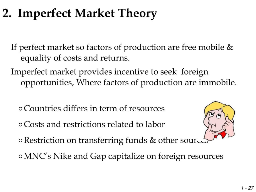 imperfect market theory in international business