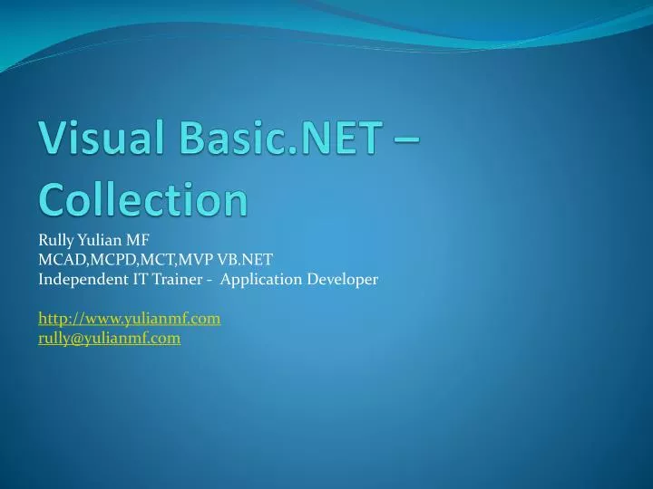 visual basic net operators