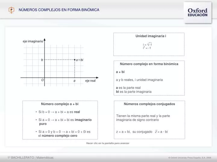 Ppt N Umeros Complejos En Forma Binomica Powerpoint Presentation