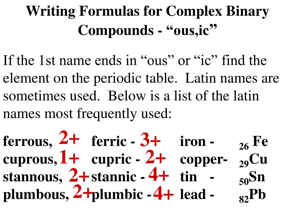 Binary Compound Definition, List & Examples - Video & Lesson Transcript