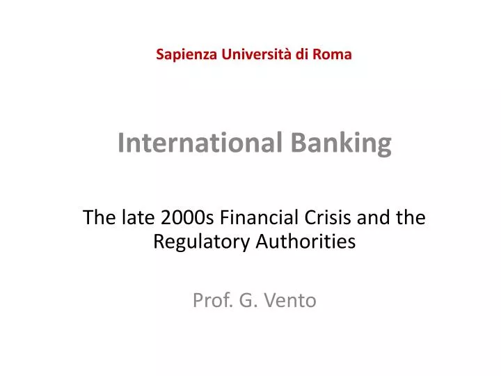 PPT - Sapienza Università di Roma PowerPoint Presentation, free