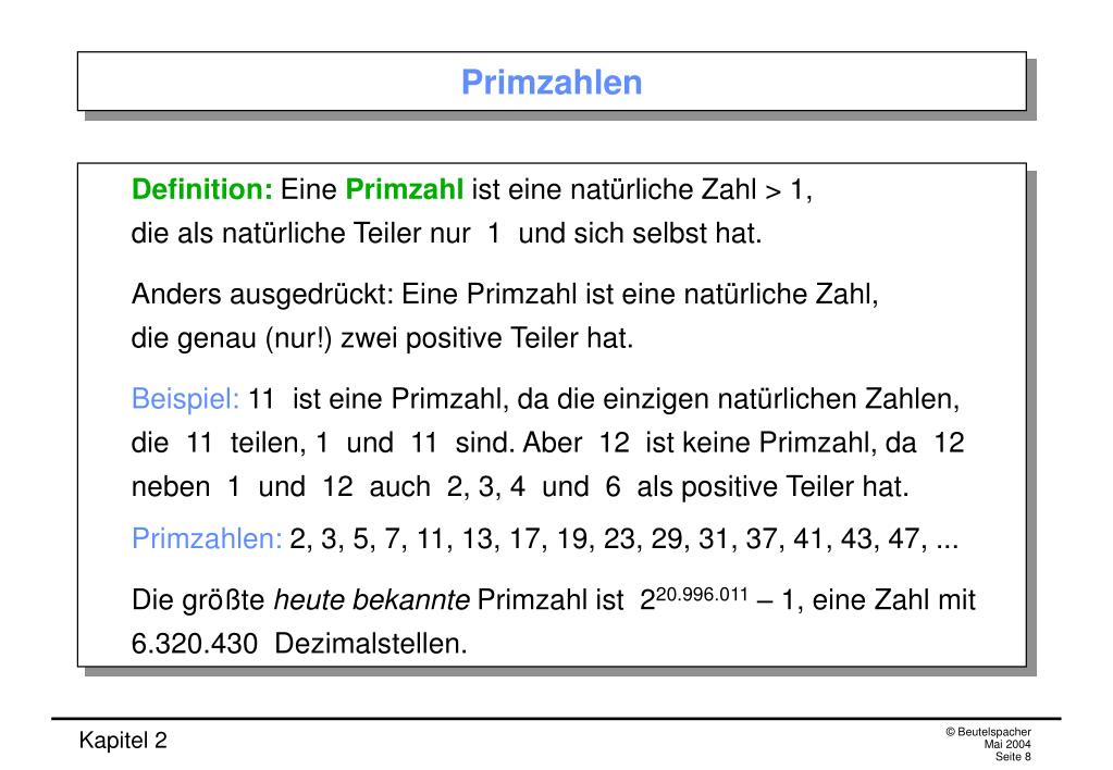PPT Kapitel 2 Natürliche und ganze Zahlen PowerPoint Presentation ID5701764