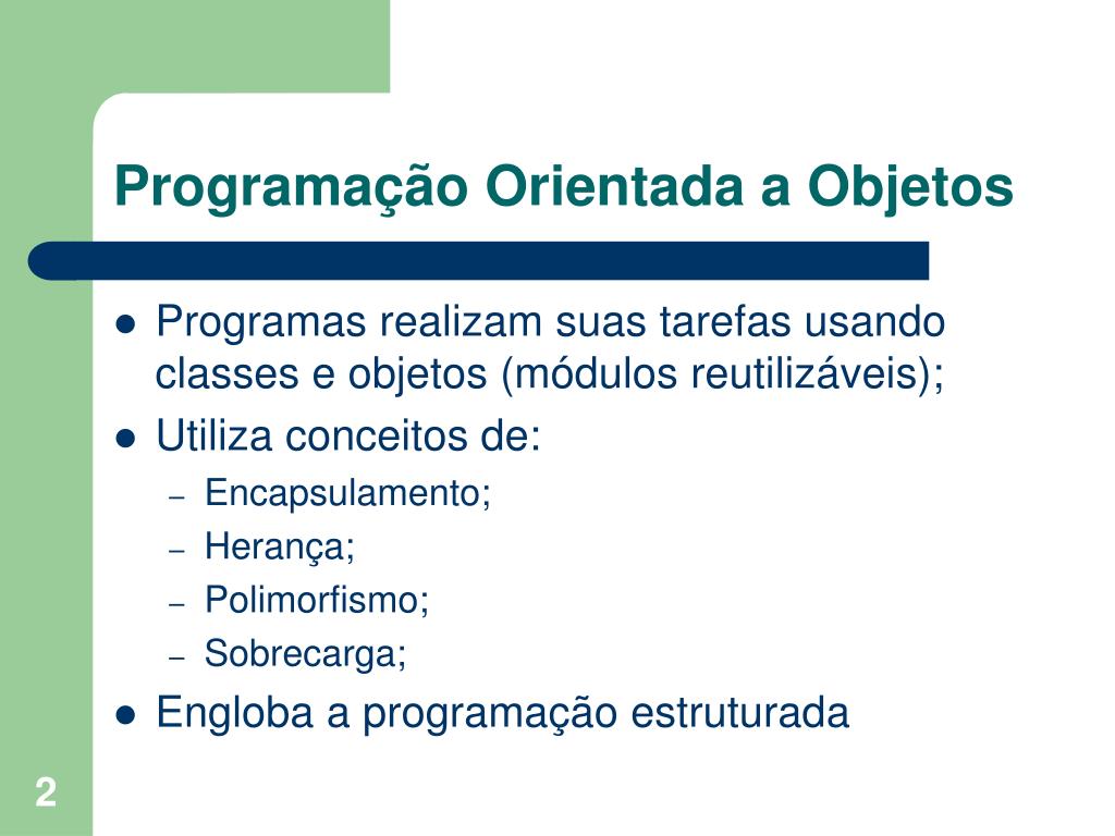 Programação Orientada a Objetos – Polimorfismo