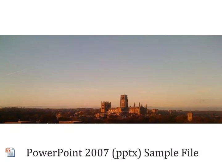 powerpoint 2007 pptx sample file n.