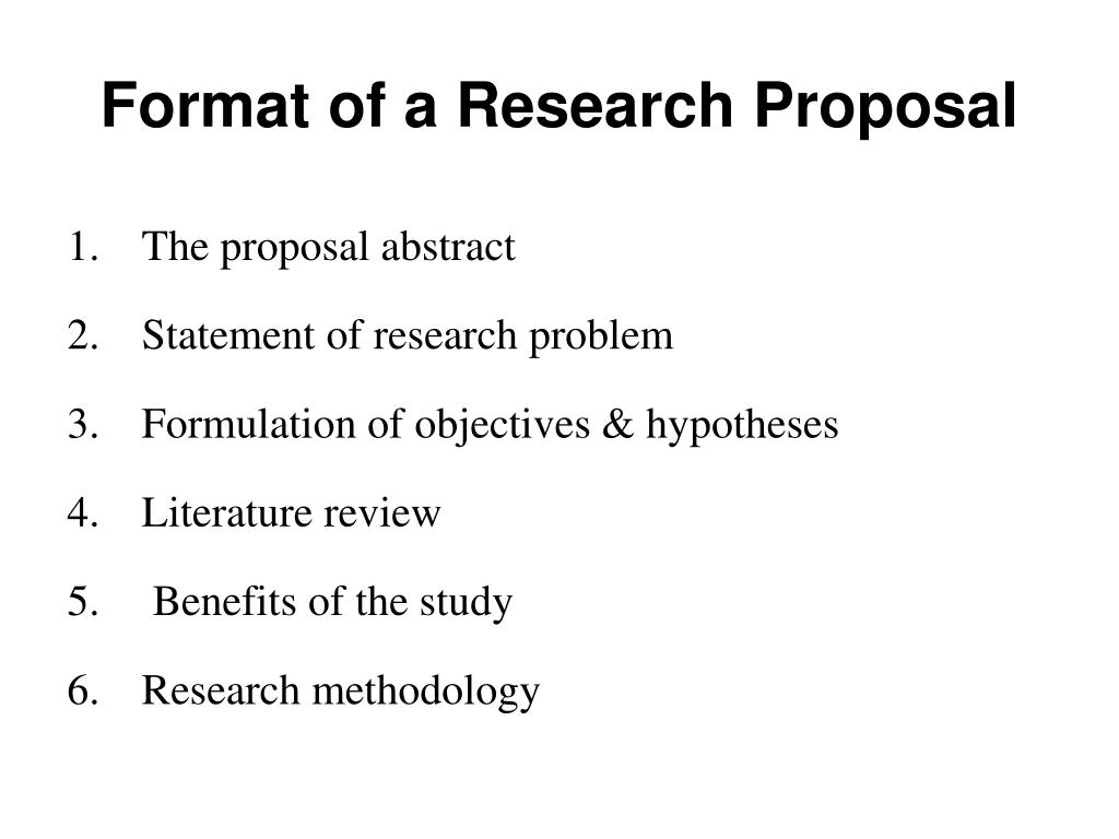 components of educational research proposal