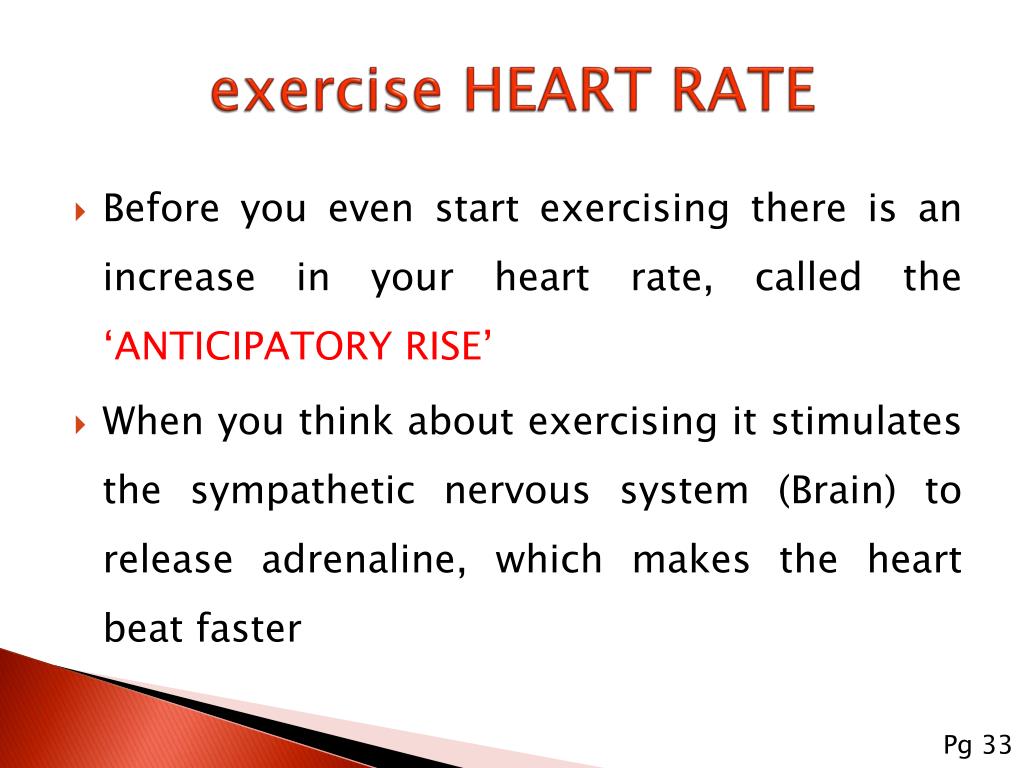hypothesis on heart rate and exercise