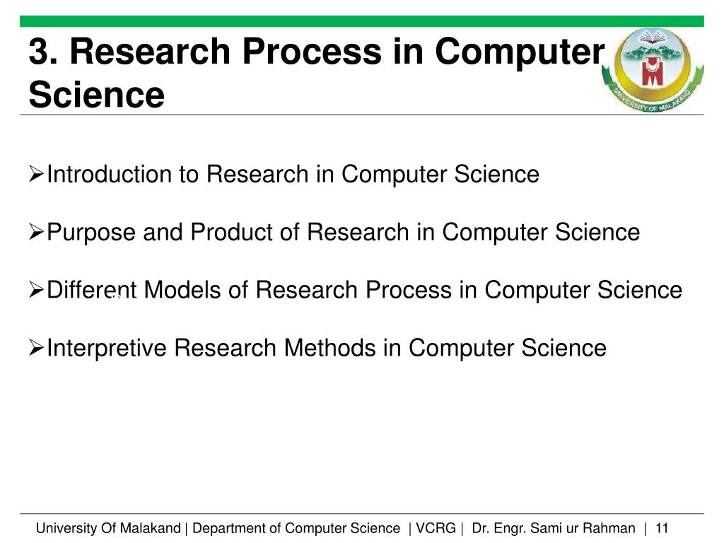research methodology topics for computer science