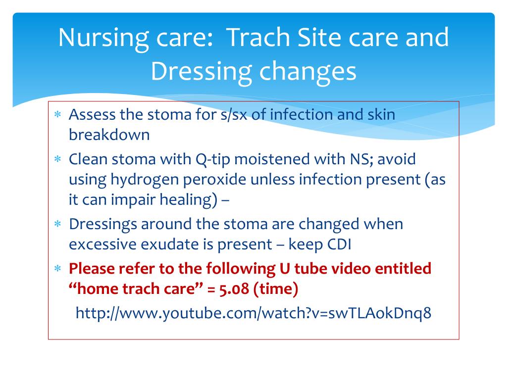 tracheostomy care