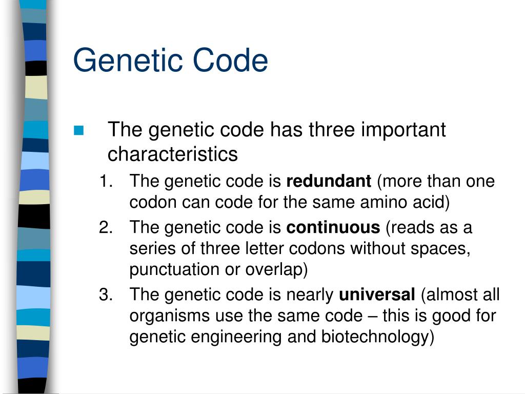 Coding properties. Genetic code. Genetic code properties. What is the genetic code?. Genetic code Extra.