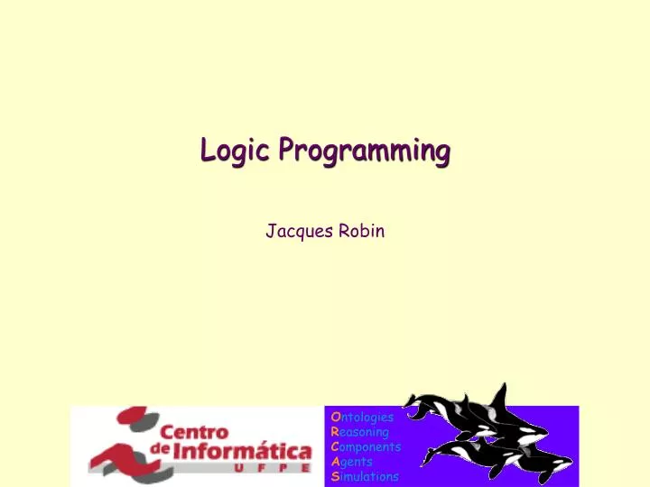 logic programming n.