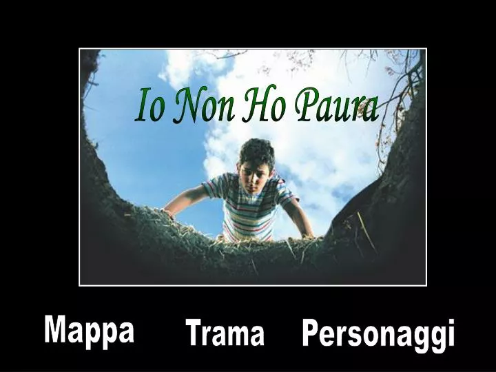 Io Di Te Non Ho Paura Significato
