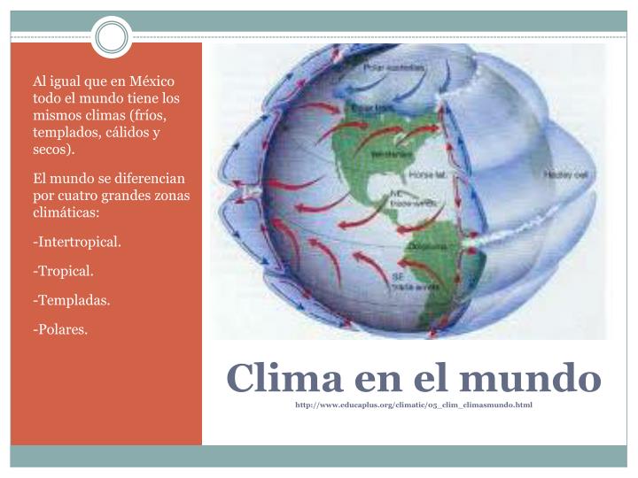 Ppt Climas En El Mundo Y En México Powerpoint Presentation Id 5707773