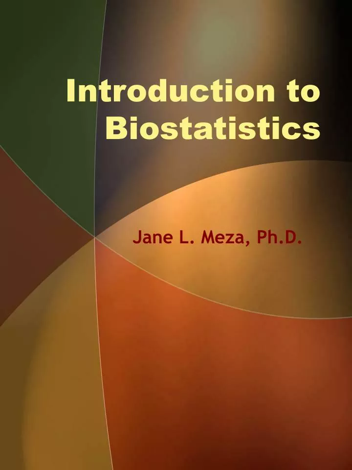 hypothesis in biostatistics ppt