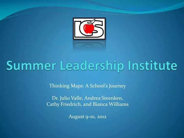 Summer Leadership Institute 2024 Application Hope Ramona