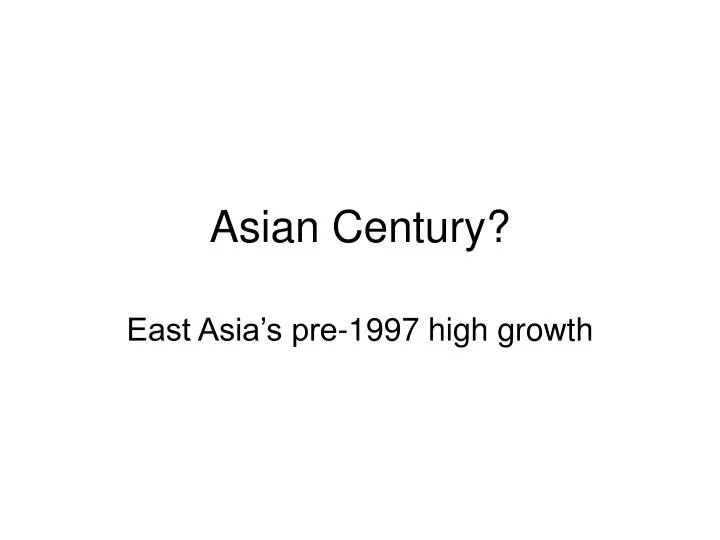asian century n.