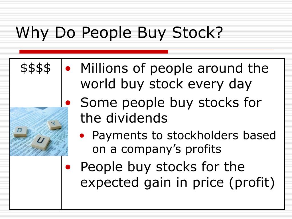 how do people buy stocks