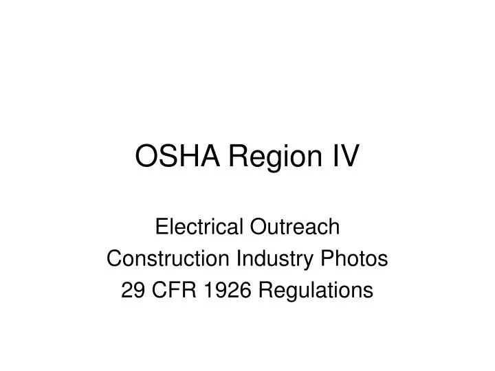 region x osha region x osha