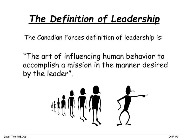 definition of leadership literature review