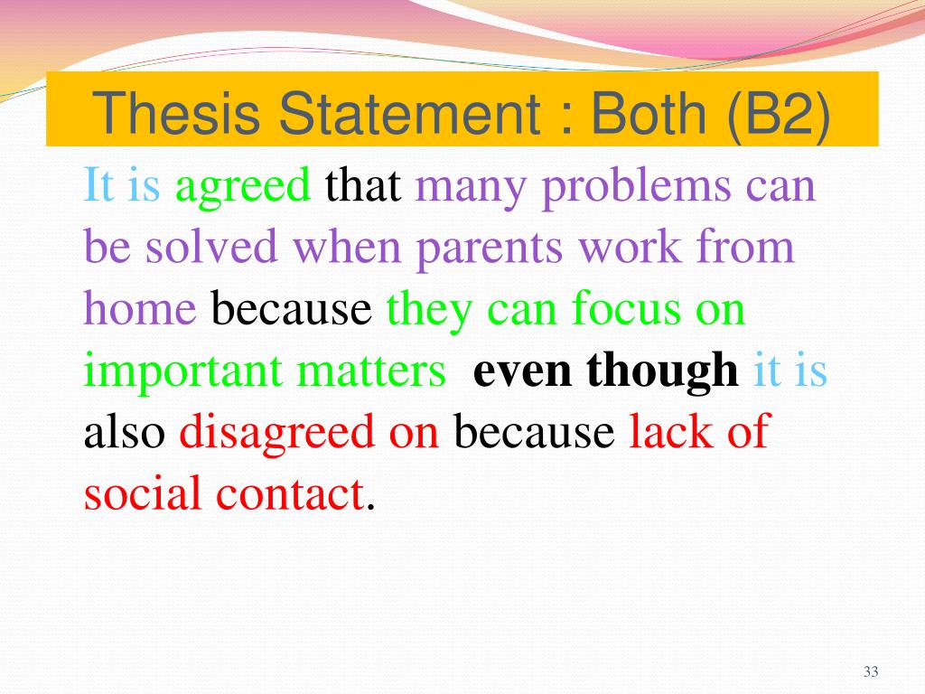 easy topic for thesis statement