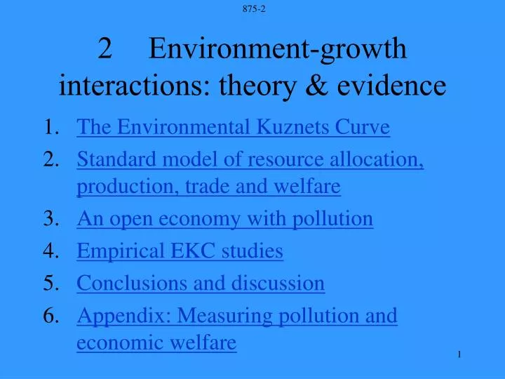 2 environment growth interactions theory evidence n.