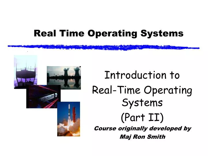 real time operating systems n.
