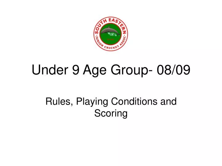 under 9 age group 08 09 n.