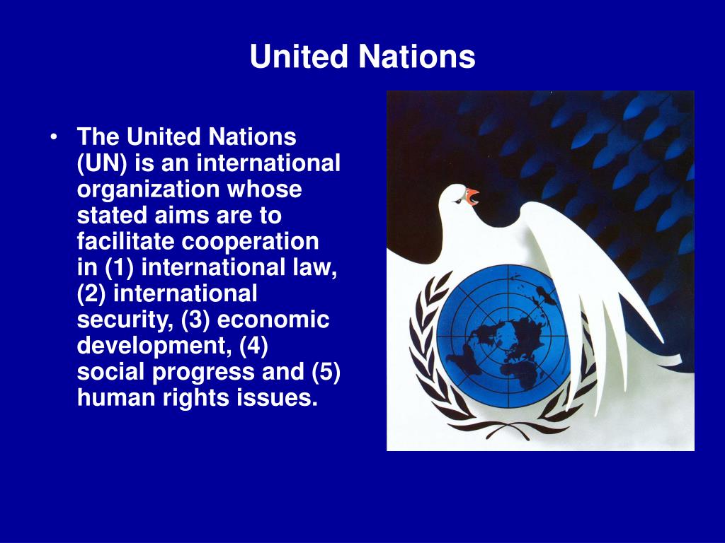 presentation about the united nations